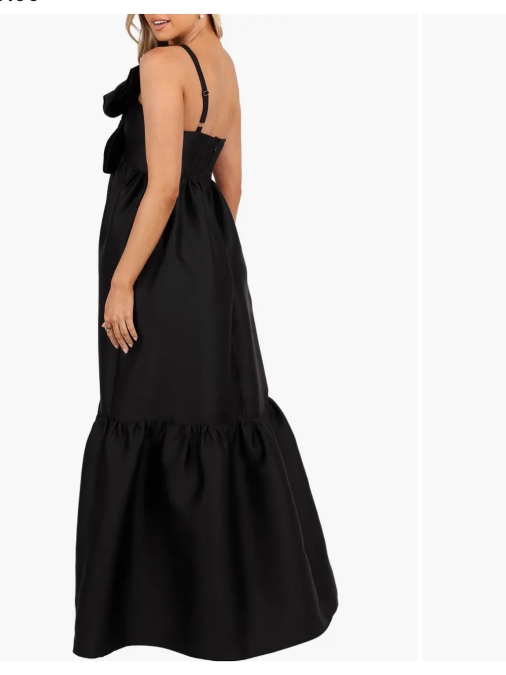 Petal and Pup Betina Bow One Shoulder Gown - Picture 3 of 11